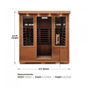 CARBON FIBER INFRARED SAUNA – 4 PERSON – FREE SHIPPING IN CONTINENTAL U.S.