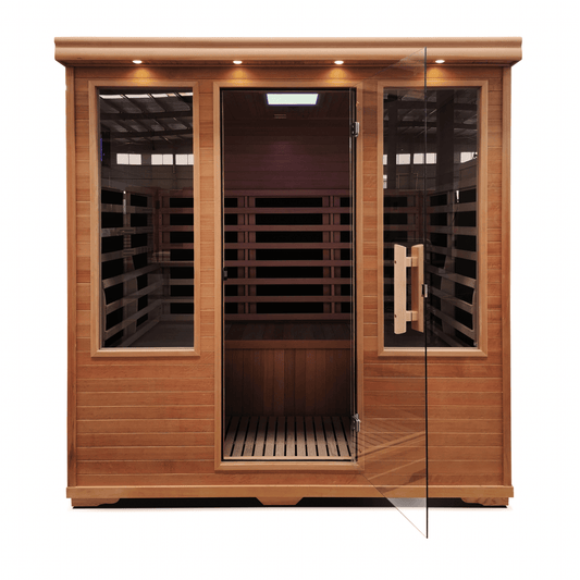 CARBON FIBER INFRARED SAUNA – 4 PERSON – FREE SHIPPING IN CONTINENTAL U.S.