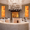 3 pieces salt wall system in reception area