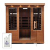 Salt room cabin sauna with halogenerator – 4 person – free shipping in continental U.S.