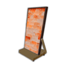 Pedestal base for  2′ wide salt wall panels