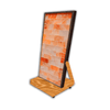 Pedestal base for  2′ wide salt wall panels
