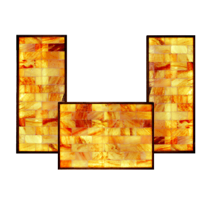 3 Piece salt wall system – fully assembled – free shipping in continental U.S.