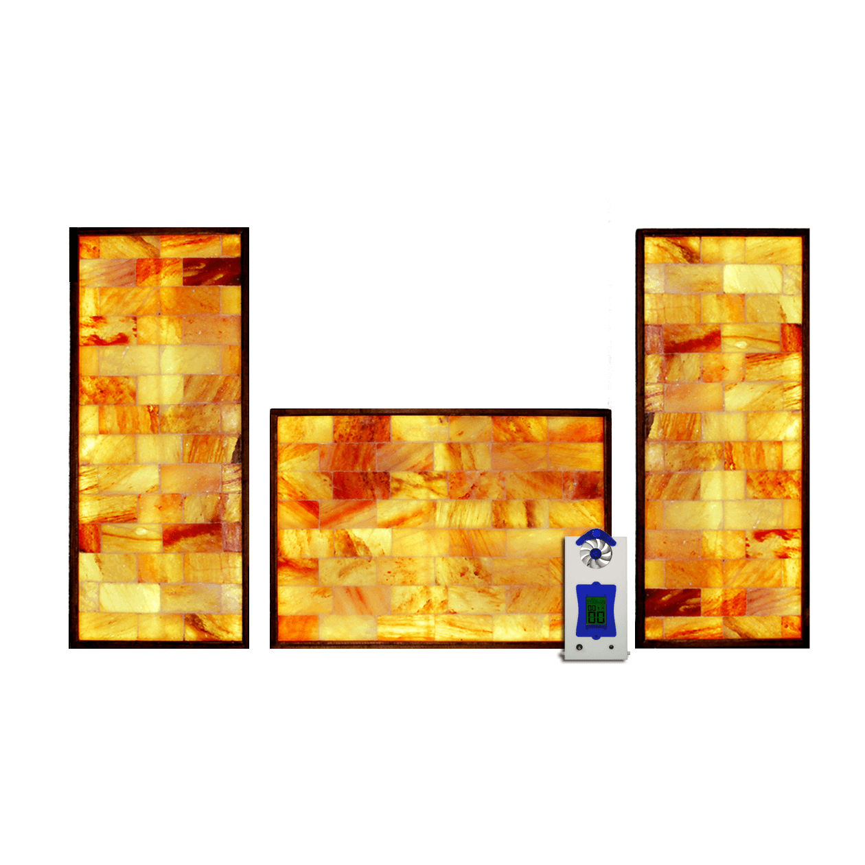 3 Piece salt wall system – with halogenerator – free shipping in continental U.S.