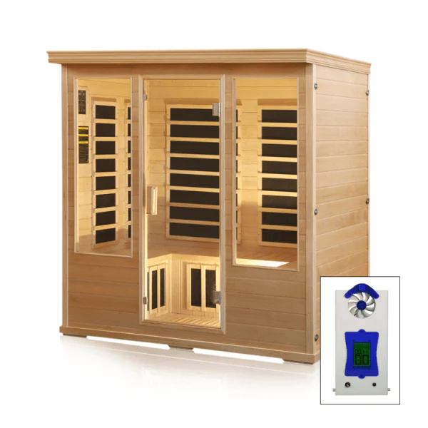 Salt room cabin sauna with halogenerator – 4 person – free shipping in continental U.S. - Image 2
