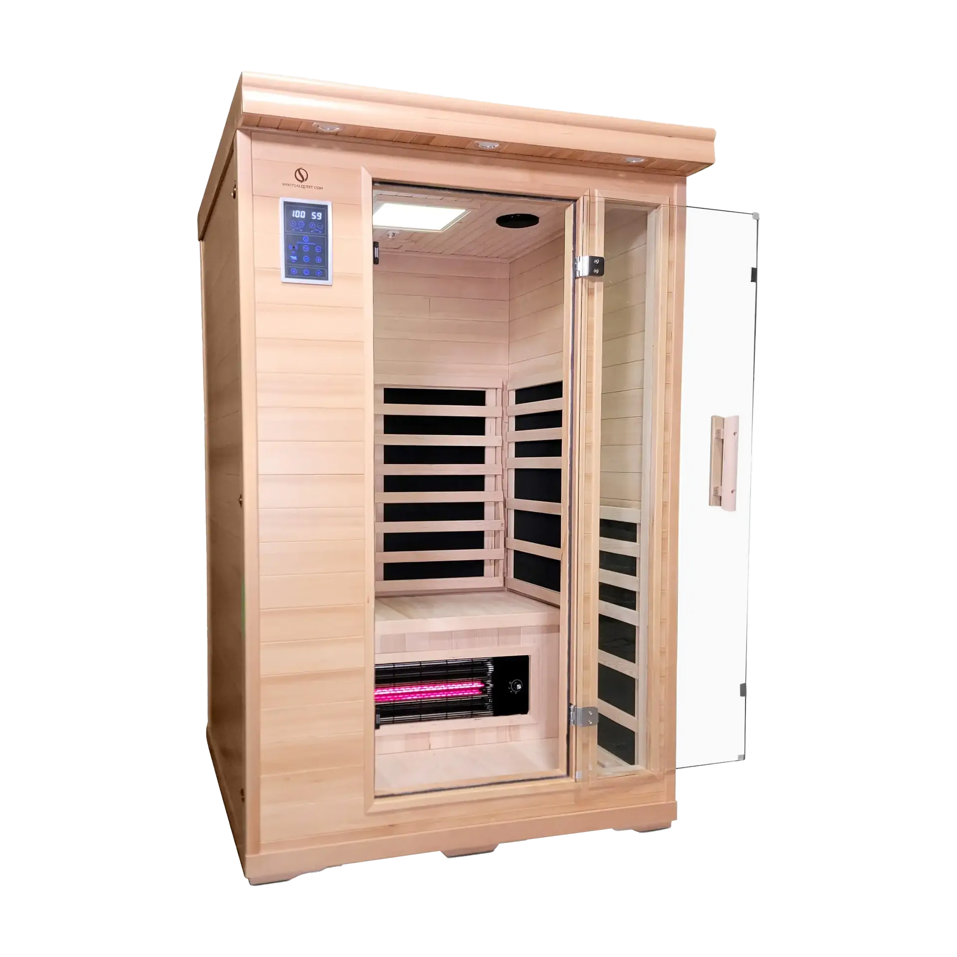 Carbon Fiber Infrared Sauna - 2 Person - free shipping - Image 5