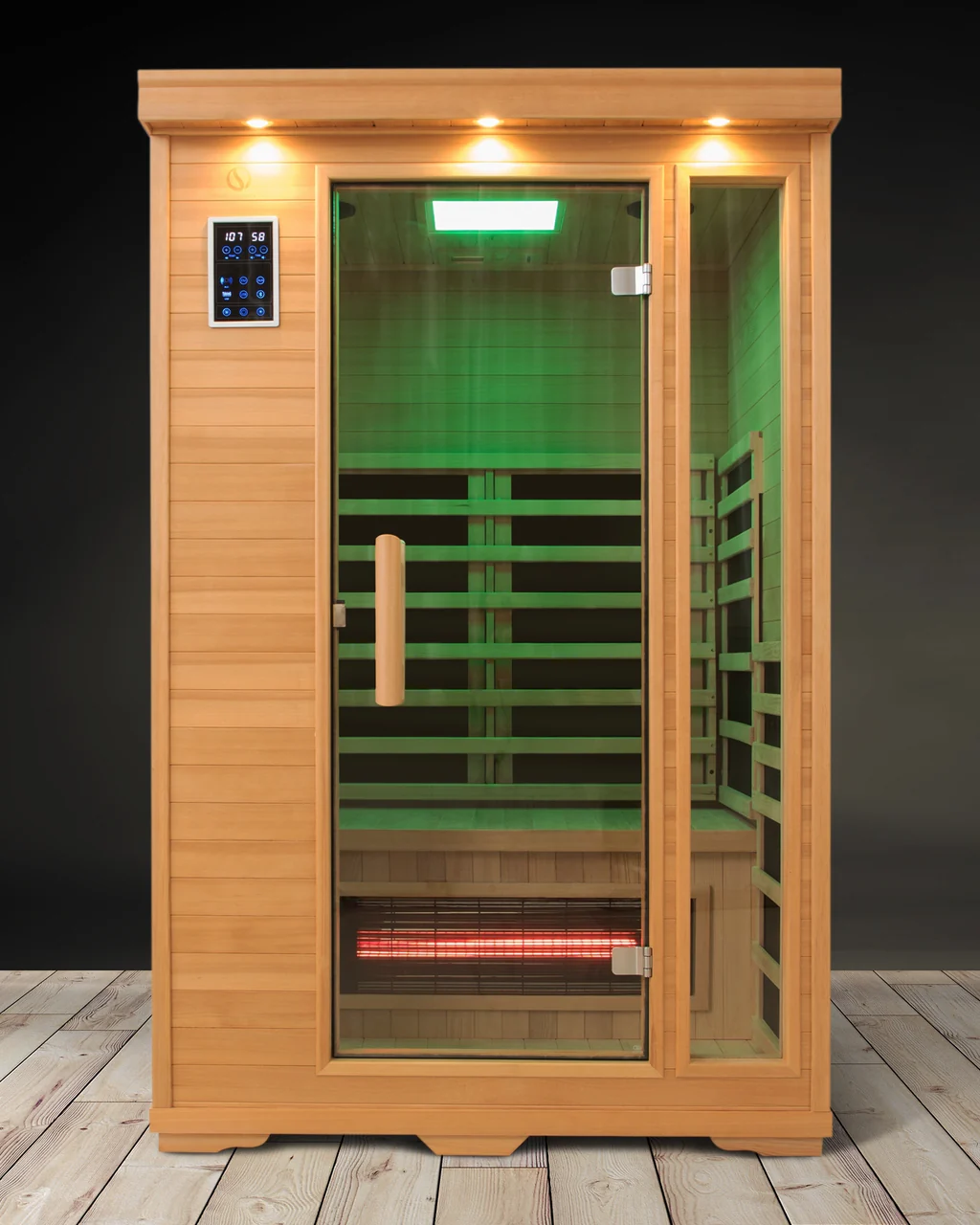 Salt room cabin sauna with halogenerator – 2 person – free shipping in continental U.S. - Image 2